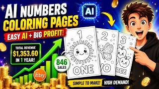 I Made $1000 Selling AI Coloring Pages