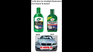 How to RESTORE your headlights for $10! Turtle Wax Headlight Restoration Kit  is the BEST! 