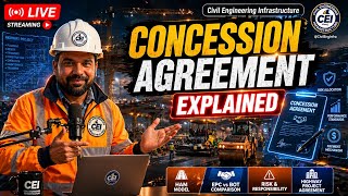 Live Concession Agreement Explained | Ham vs | Civil Engineering 2024