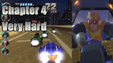 F-Zero GX (4K) - Story: Chapter 4 [Challenge of the Bloody Chain] (Very Hard)