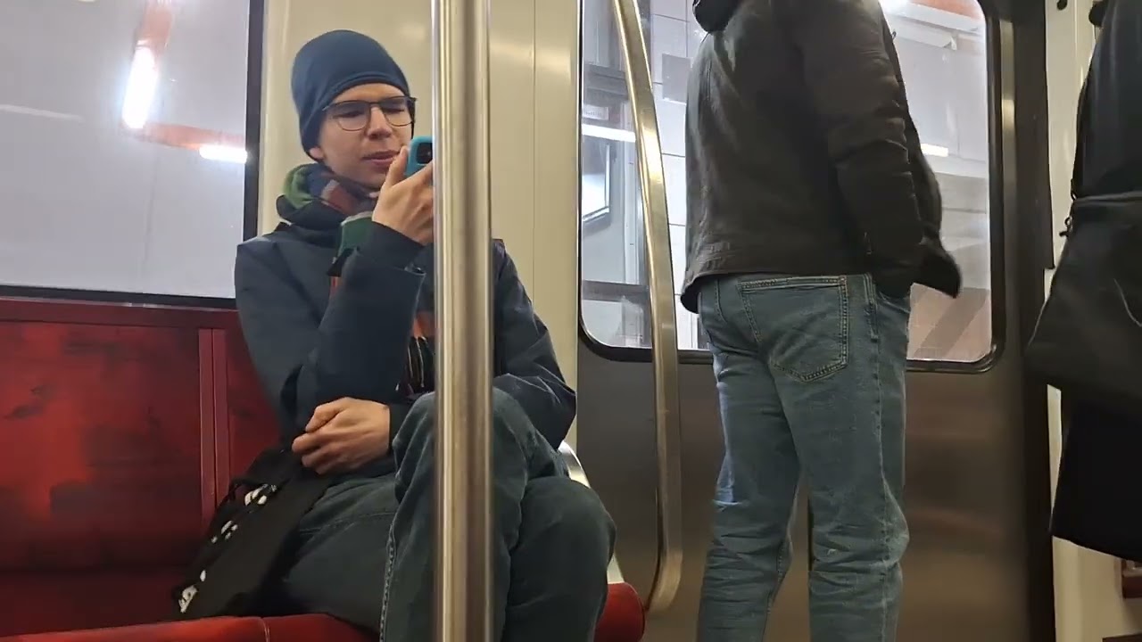 Przejazd Metrem Warszawskim Alstom Metropolis 98B.