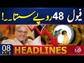 Fuel Price Reduced by 48 Rupees | Headlines 08 PM | Aik News