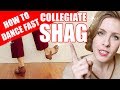 Collegiate Shag Basic - Practice Collegiate Shag - Dancing Fast