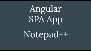 Angular - Собеседование - домашнее задание - Установка Notepad++