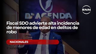 Fiscal SDO advierte alta incidencia de menores de edad en delitos de robo