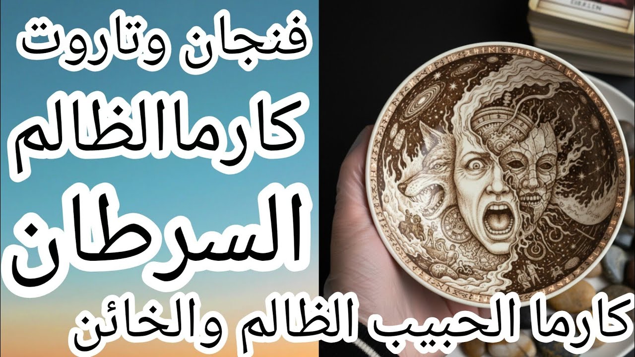 فنجان برج السرطان: بكي دماً من الندم الكارما تزلزل كيان الحبيب الظالم وتيتم قلبه زاحفا إليكِ مكسورا😱