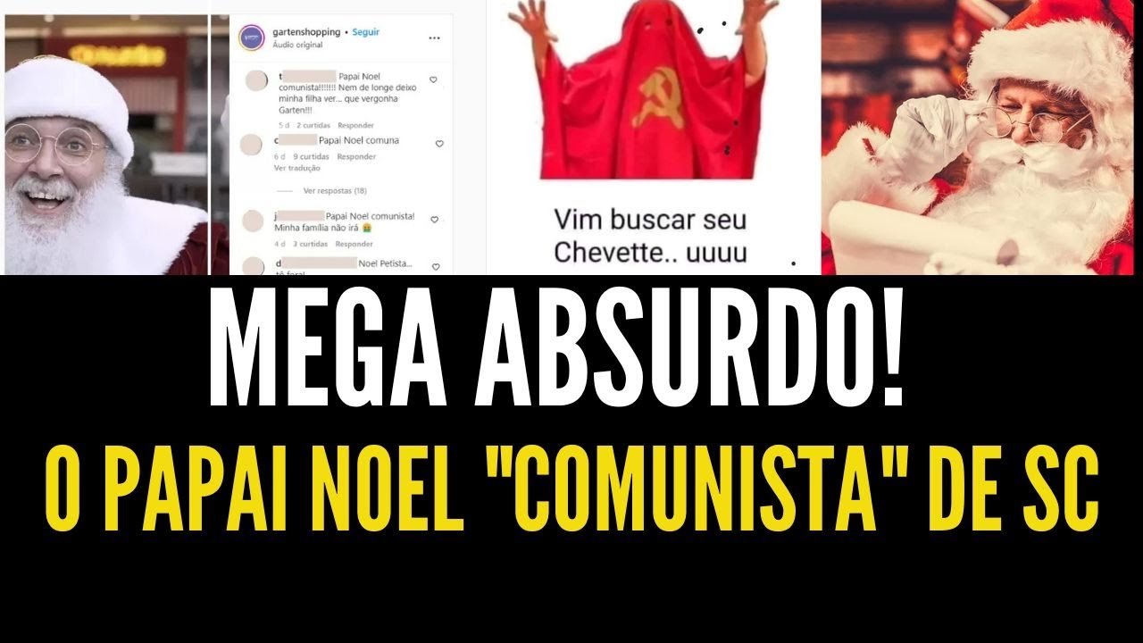 Comunista!': shopping põe segurança para Papai Noel do PT em