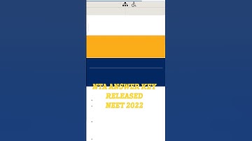 Neet 2022 answer key released omr sheet scanned #neetanswerkey #neet #neet2022