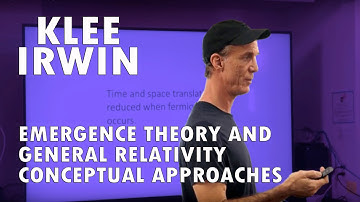 Klee Irwin - Emergence Theory and General Relativity: Conceptual Approaches