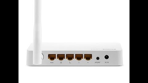 TOTOLINK N150RP Advance setup