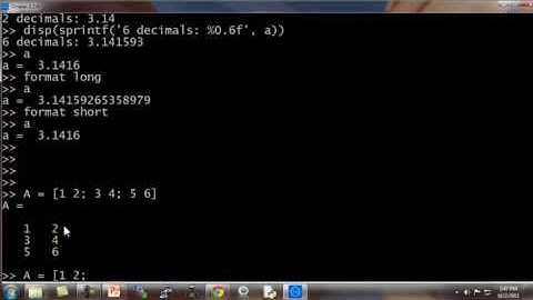 Octave Tutorial | ML-005 Lecture 5 | Stanford University | Andrew Ng