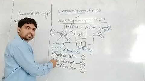 5EE4-06, unit-1( control system), Lec-3, Part-1( TF of CLTF), Atul deshmukh