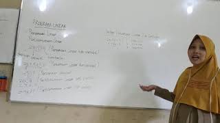 PROGRAM LINEAR KELAS 11 IPS (Persamaan Linear)