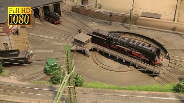 Model Railway HO Scale from Germany with Catenary for the Electric Locomotives