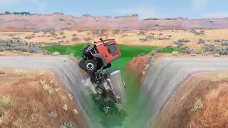 Truck Cars Accident Compilation - BeamNG.Drive - Beamng 4 Crash