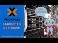 How to backup Proxmox virtual machines using USB drive