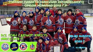 Подборка голов ХК Юность-1 (2012 г.р.)  на турнире по хоккею памяти Н. Дроздецкого (г. Колпино)