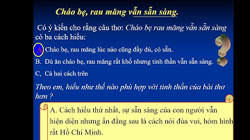 NGỮ VĂN LỚP 8: CHỦ ĐỀ THƠ BÁC (TỨC CẢNH PÁC BÓ, NGẮM TRĂNG)