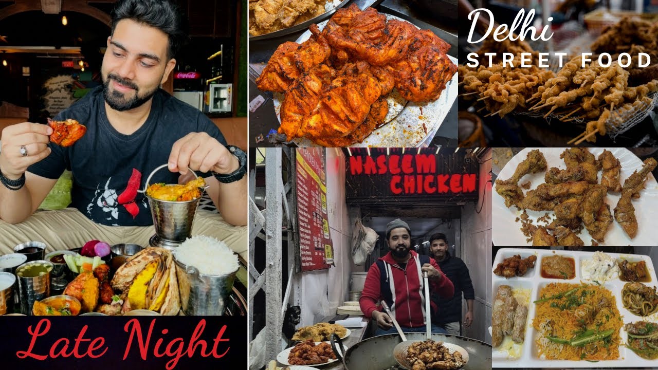 Late Night Street Food In Delhi || Jama Masjid || Delhi 6 