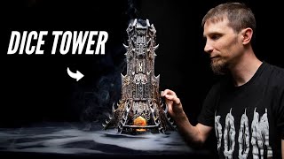 Miniature Castle DICE Tower - Dungeons and Dragons