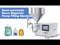 How To Use ZS-GTMP30L Semi-automatic Servo Magnetic Pump Filling Machine to Fill Honey