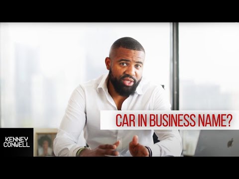 How To Get Car In The Business Name (Without it showing on Your Personal Credit)