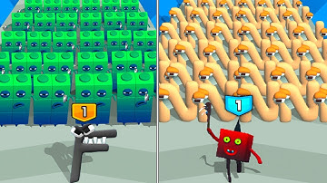 MAX LEVEL in MERGE ALPHABET VS NUMBERBLOCK LORD RUN! #38