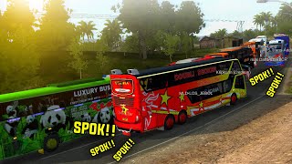 SPOK! SPOK!💨 Knalpot Exhaust Bisa Bunyi, tapi Malah Jadi Gini...🙁| Mabar Bus Simulator Indonesia