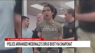 Police: Man in Aspen Hill McDonald's incident arranged drug deal with cops via Snapchat