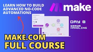 Make.com Full Course. Day 8. How To Handle Errors in Make.
