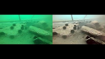 Minimal Color Loss and Locally Adaptive Contrast Enhancement for Underwater Image Enhancement