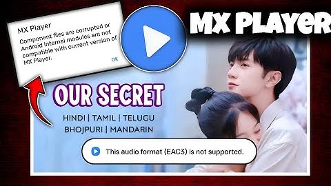 This audio format eac3 is not supported | mx player audio problem | mx player eac3 problem fix 