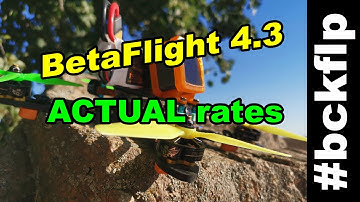 BetaFlight 4.3 testing actual rates #justRAW