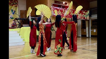 Múa quạt dip tết Kỷ Hợi 2019 tại Saint Maria Gorietti