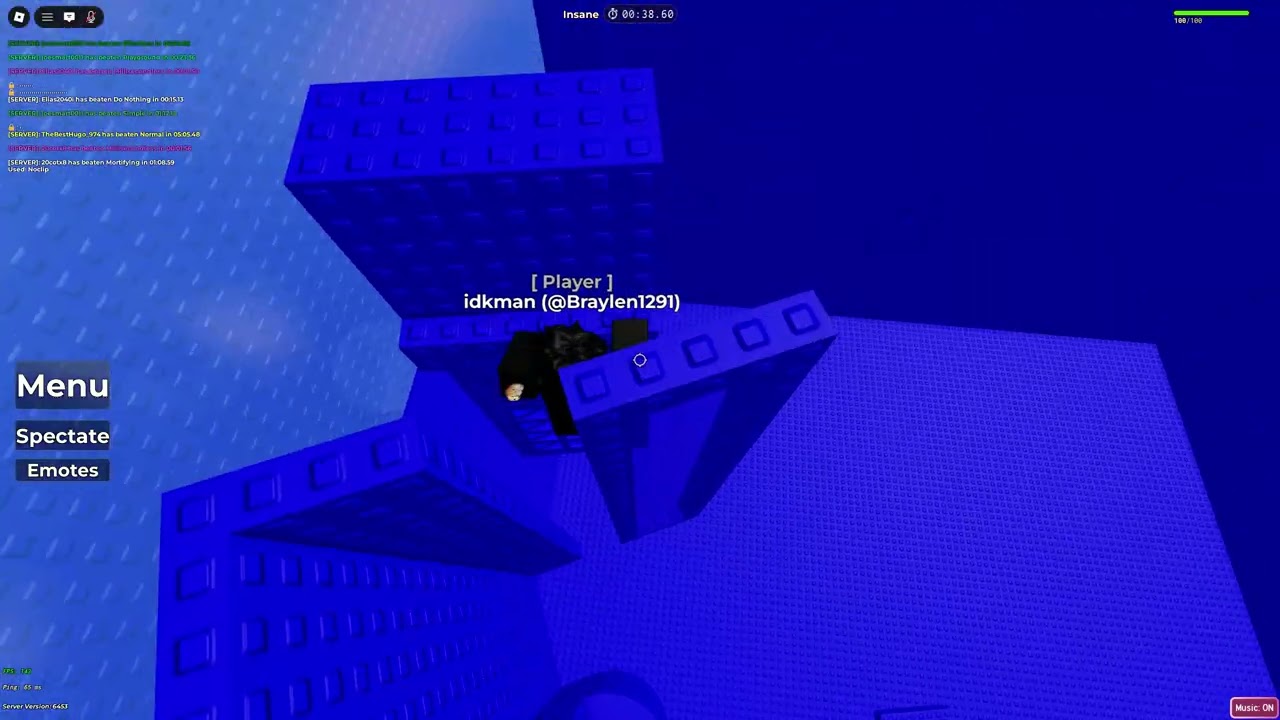 (EJT) Last jump of the insane floor fail