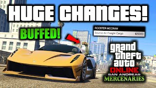 HUGE CHANGES In The GTA Online San Andreas Mercenaries DLC! (Virtue BUFF, Jet NERF, and Much More!)