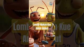 Pintar atau Curang !!! | Pertarungan Serangga. #ai #semut #semutai #funnyvideo #shorts #animasilucu
