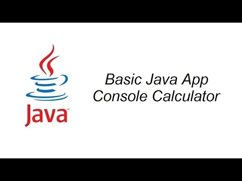 Basic Java Application - Console Calculator