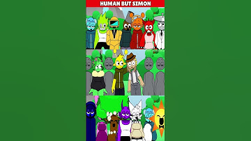 Incredibox Sprunki Human But Simon *MIX VERSION*