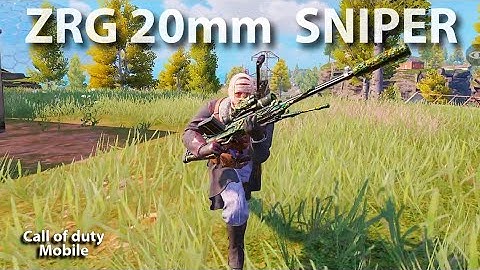 ZRG 20mm Sniper gameplay | COD mobile ZRG 20mm Sniper LOADOUT