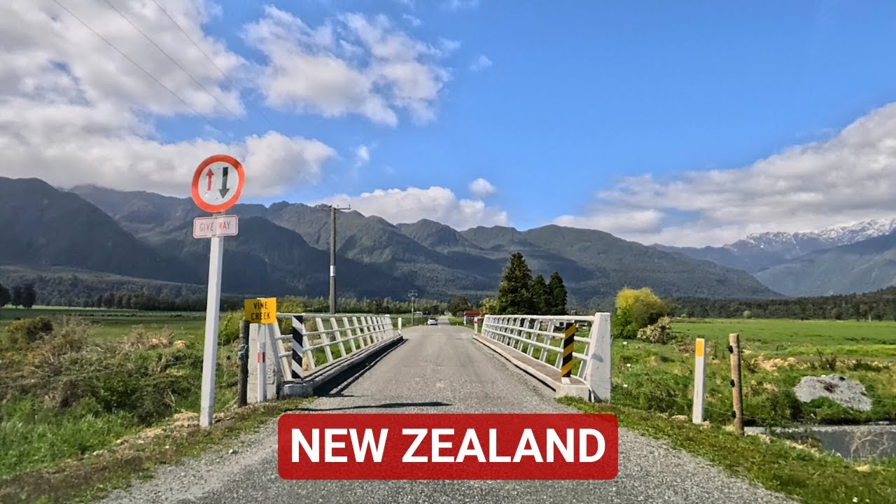 Driving Into a Glacial Wonderland | The Cinematic Route to Hokitika Gorge 🏔️