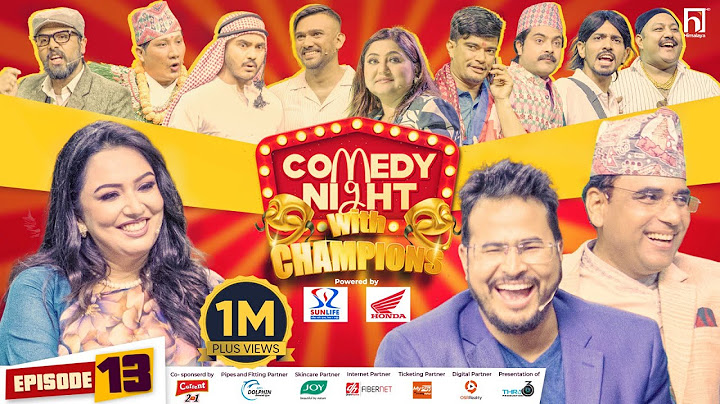 COMEDY NIGHT WITH CHAMPIONS || Episode 13 || Gyanendra Shahi, Swagat Nepal, Khusbu Oli