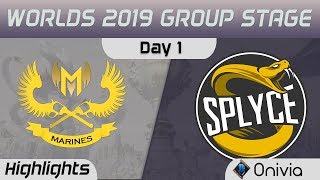 GAM vs SPY Highlights Worlds 2019 Main Event Group Stage GAM Esports vs Splyce by Onivia
