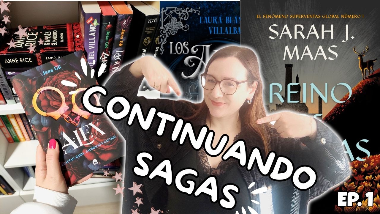 ¡Termino Trono de cristal!✨Dos libros 5 estrellas y una decepción📖VLOG DE LECTURA SAGAS Ep.1
