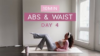 Day 4 - 1 Month Pilates Plan // 10MIN ‘Hourglass’ Abs // deep core & pelvic floor