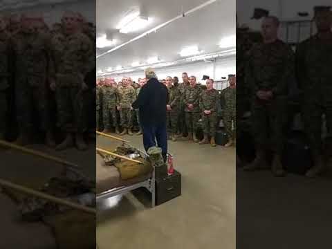 Opening address to Marine recruits - YouTube