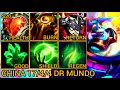 DR MUNDO Baron Lane MVP S Rating 17/4/4 - China Wild Rift New Meta Build &amp; Runes By Tiarty