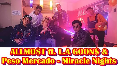 ALLMO$T ft. L.A GOON$ & Peso Mercado - Miracle Nights (Guitar Cover With Chords & Lyrics)