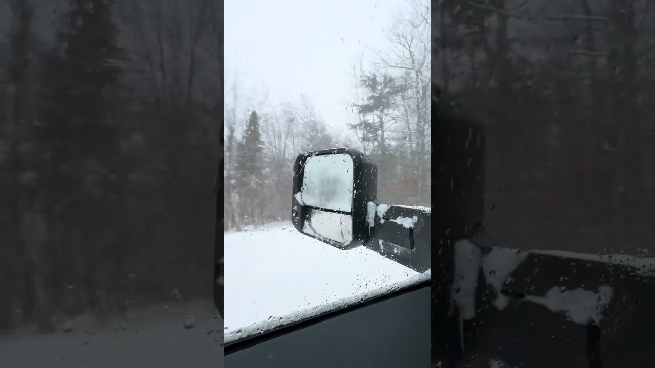 Toyota Tundra in snow storm