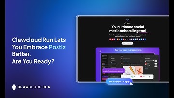 Embracing #postiz for #free with #clawcloudrun
